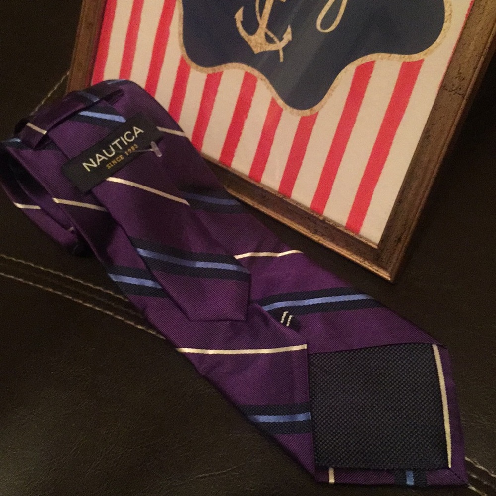 NWOT NAUTICA Silk Necktie 👔